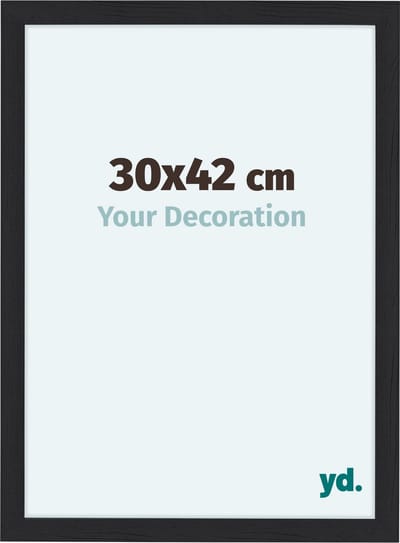 Your Decoration - Fotolijst 30x42 cm - MDF - Zwart Houtnerf - Como