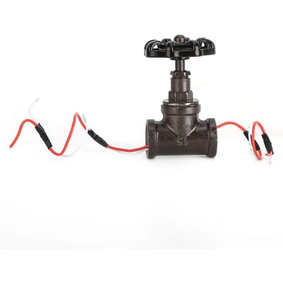 IJzer Vintage 1/2in Stopkraan Lichtschakelaar met Elektrisch Draad Accessoire voor Tafel Pijplamp black
