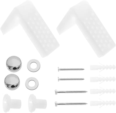 Complete Set voor Vloertoiletten - L-vormige Bidet Bevestigingsbouten en Reparatieaccessoires voor Badkamer en Toilet