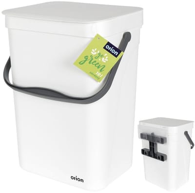 Orion - Prullenbak - 10 l - Wandmontage - Wit