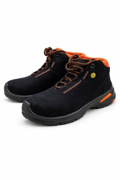 Samurai Coral High Werkschoenen S2 Maat 37 – Zwart/Oranje – Hoge Veiligheidsschoenen