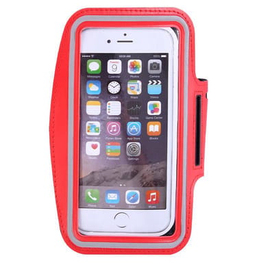 Pearlycase Sportarmband Hardloopband Rood Geschikt voor OnePlus 7 Pro