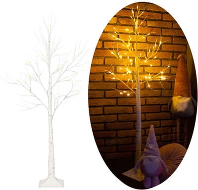 Springos LED Boom | Lichtboom | Lichttakken | Kerstdecoratie | 150 cm | 72 LED | Warm Wit