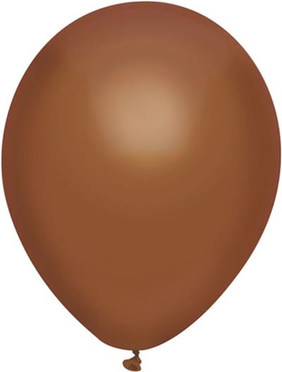 Haza - Ballonnen - bruin - verjaardag/thema feest - 100x stuks - 29 cm