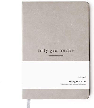 Dagelijks Doelenplanner - Productiviteit - 274 pagina's - Grijs