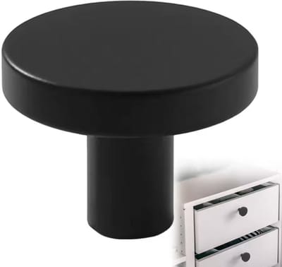Deurknopje - Ladeknop - Handvat - Zwart - 3CM - Aluminium - 4 stuks - Meubelknoppen - kastknop - 3CM - CHPN