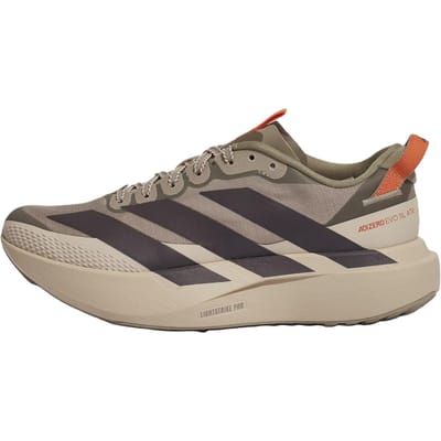 Adidas Adizero EVO SL Sneakers Dames - Beige - Maat 38 2/3 - Mesh/Synthetisch