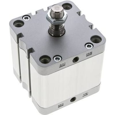 ISO 21287 Compacte Dubbelwerkende Cilinder 80-40mm - Magnetisch - Mannelijke Stang