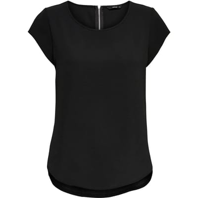 Dames-T-shirt Only manches courtes Vic solid