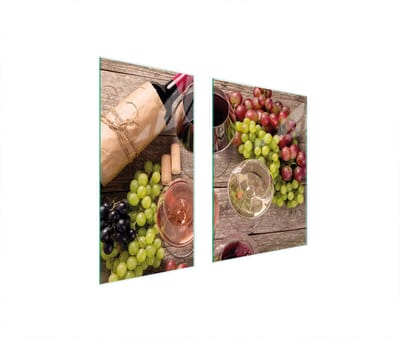 TMK ArtDeko - Snijplank van gehard glas - 75x52 cm - Veilige en veelzijdige bescherming