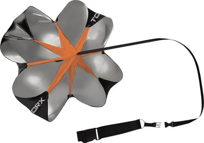Toorx Fitness - Speed Chute - Weerstandsparachute - Oranje - Grijs - Trainingsparachute 137 cm