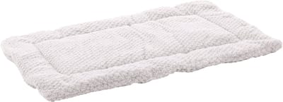 Hondenkussen – Benchkussen – Hondenkussen 85 x 51 cm – Geschikt voor hondenbench en kattenkussen – Flamingo Jacquard Rechthoekig Grijs