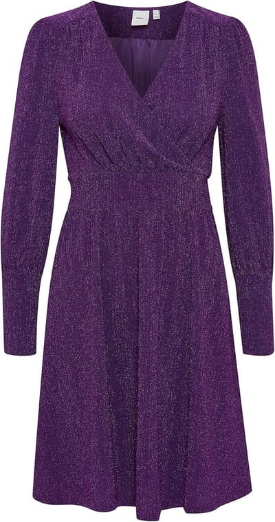 Feestelijke Jurk - Avondjurk Cocktailjurk - Speciale Gelegenheid - Met Lurex Details