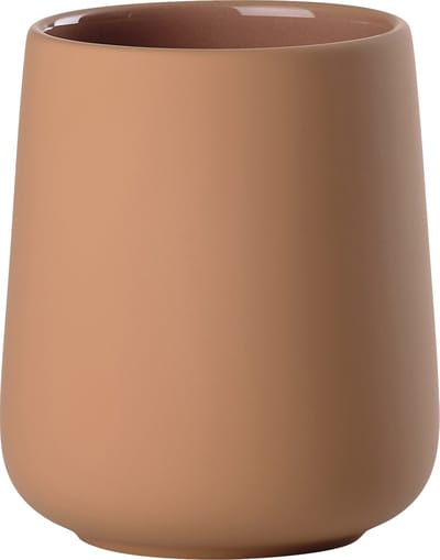 Zone Denmark Nova One Tandenborstelbeker - Beker voor Tandenborstels - Tandenborstelhouder - Toilet & Badkamer Accessoires - 10 x 8 cm - Mandarine