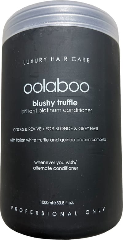 Oolaboo Blushy Truffle 1000 ml Conditioner voor Blond & Grey Hair met pomp