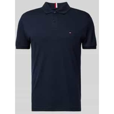 Regular fit poloshirt met logostitching