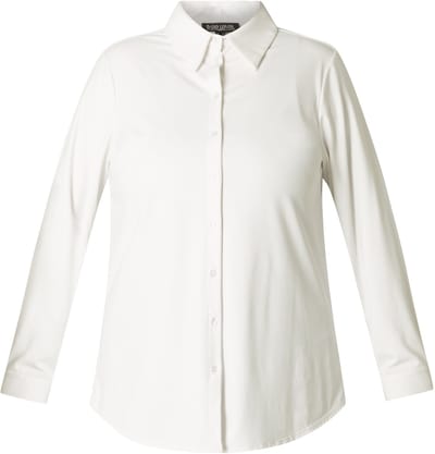 BASE LEVEL CURVY Lara Tops - White - maat X-0(44)