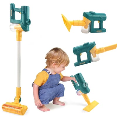 Speelgoedstofzuiger voor Peuters - Rollenspel Stofzuigerset met Geluidseffecten - voor Jongens en Meisjes vanaf 3 Jaar - Leerzaam Speelgoed & Verjaardagscadeau