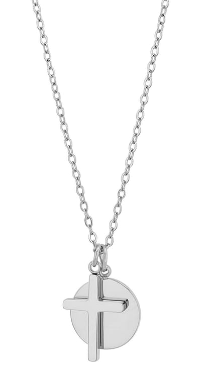 AKZENT Akzent damesketting met hanger Caitlin, Edelstahl, personaliseerbaar