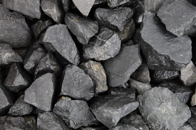 Decoratief Split - Tuingrind Vijvergrind - Tuin Decoratie - Natuursteen Nero Ebano - 16-22 mm - Zwart