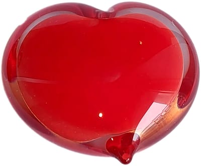 Eturnal Hart Mini Urn Rood Kristalglas Gedenkobject Glasreliek Hart Urn Mens Dieren Hartjes Urn Deelbewaring