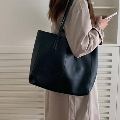 Retro Tote Bag Dames Nieuwe Koreaanse Commutertas Modieus en Veelzijdig Ins Schoudertas met Grote Capaciteit Trendy