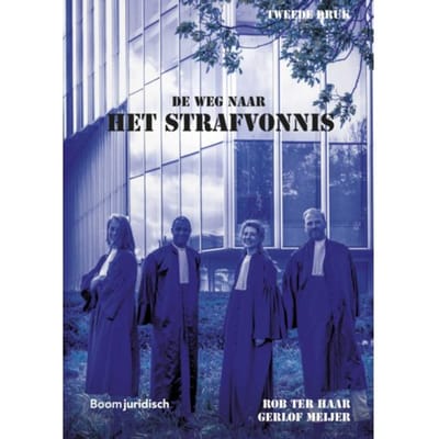 De Weg Naar Het Strafvonnis - Boom Juridische Studieboeken - R. ter Haar