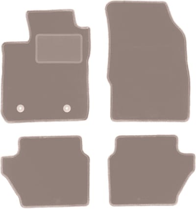 Beige veloursmatten voor: Ford EcoSport MK2 crossover (2012-2017)