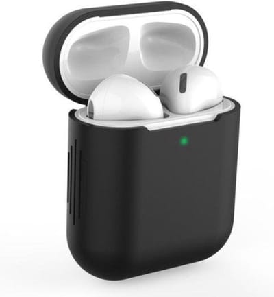 Gadgetpoint - Oordopjes Beschermhoesjes - Performance Case - Accessoires geschikt voor Apple Airpods - Zwart
