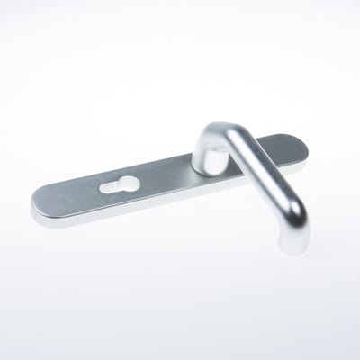 Veiligheidsschild - Aluminium - Aluminium - S2 - S2 veiligheidsbeslag 4021 SKG kruk PC72 aluminium buitenschild