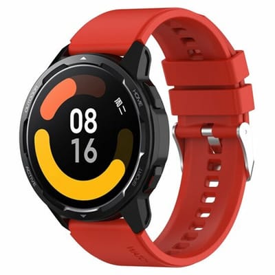 By Qubix - Siliconen sportband - Rood - Geschikt voor Xiaomi Redmi Watch 5 Active / Redmi Watch 5 Lite