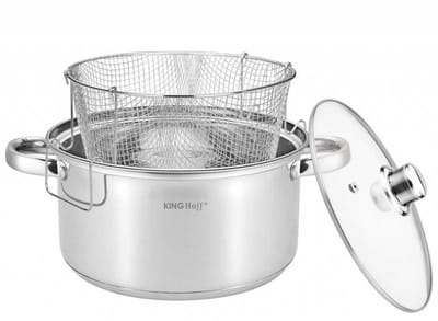 Kinghoff 1630 - Traditionele frituurpan - diep - 5.5 liter