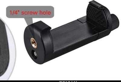 Mobiele Telefoon Houder Statief – Telefoonhouder - Smartphone telefoon houder - Mobiele Telefoon Clipper - Mobiele Telefoon Houder Clip - Universele Telefoonhouder voor statief - HiCHiCO