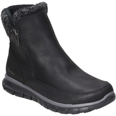Skechers Skechers Synergy Zip Enkellaarsjes zwart