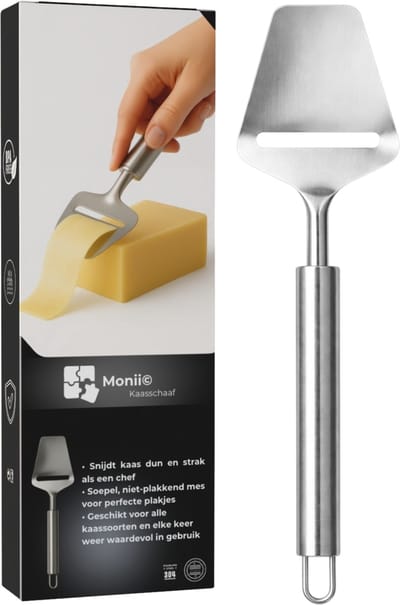 Monii Kaasschaaf - Jonge & Oude Kaas - RVS - Vaatwasserbestendig - Keukengerei - Keuken accessoires