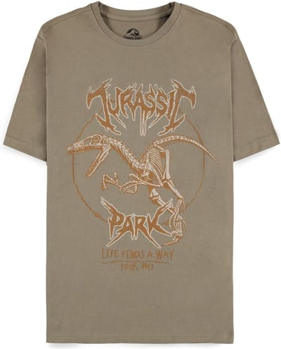 Jurassic Park - Life Finds A Way - Tour 1993 Heren T-shirt - S - Groen