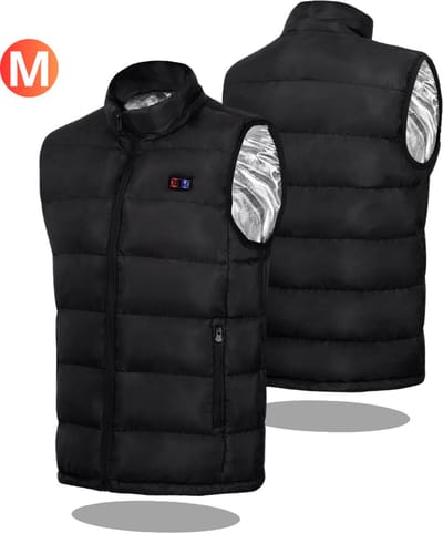 Actania Elektrische Bodywarmer - Heated Vest - Verwarmde Bodywarmer - Jas - Oplaadbaar - Maat M - Zwart - Heren Model
