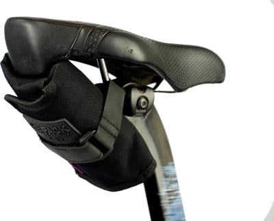The Pack Tool roll | Zadeltasje - 3 Vakken - Stevig materiaal - Eenvoudige montage - Racefiets - Gravelbike