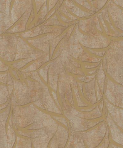City Glow - Metallic - Wallpaper - Glanzend - Vliesbehang - Natuurlijke Muurstijl - Bladeren
