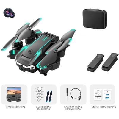 Nieuwe S6 HD Drone Luchtfotografie Obstakel vermijden Quadcopter Helikopter Afstandsbediening Drone Speelgoed Afstandsbediening Vliegtuigen voor kinderen 2 battery