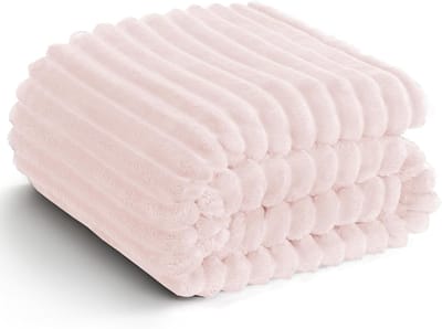 XXL Knuffeldeken 220x240 cm – Superzachte Flanellen Fleece Deken in het roze – Stijlvolle Woondeken voor Bank en Slaapkamer