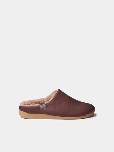 Herenslippers met open tenen van textiel | NOTI-BD