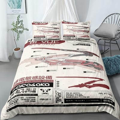 Vraagblok Dekbedovertrek Set King Queen Dubbel Vol Dubbel Enkel Maat Beddengoed Set AU Single(140x210cm)