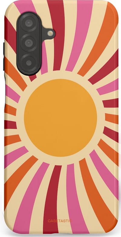 Casetastic Hoesje Geschikt voor Samsung A26 - Stijlvolle Beschermende Duo-layer Case - Retro licht