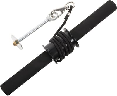 Happyyami Wrist Roller Voorarm Trainer Verstelbare Handgreep Thuis Fitness Tool Voor Gripkracht Uithoudingsvermogen Geschikt Voor Mannen Vrouwen Antislip Schuimhandvat Dikke Touw