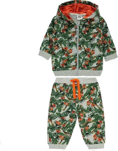 Jungle dieren vest & broek set jongens - Tweedelige set