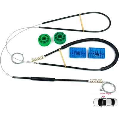 BWR324 Raammechanisme Reparatieset Voorportier Rechts voor A6 C5 4B 1997-2005 Allroad 4BH 4/5-deurs 4B0837462