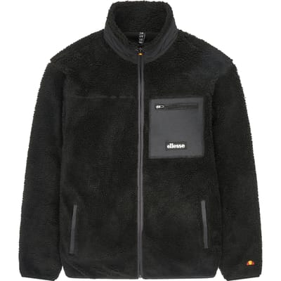 Ellesse Heren Este Volledige Rits Fleece Jacket (Zwart)