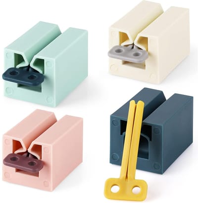 4 stuks Rollende Tandpasta Knijper – Staande Tube Knijpers – Badkamer Organizer voor Tandpasta, Lotion en Crème