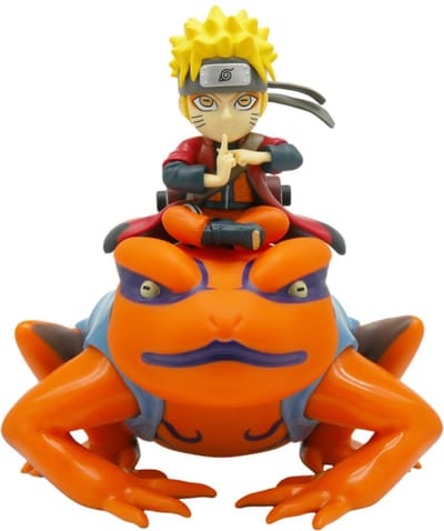 Teknofun Naruto – Nachtlamp - Naruto & Gamakichi - 21 cm - 2 Lichtstanden